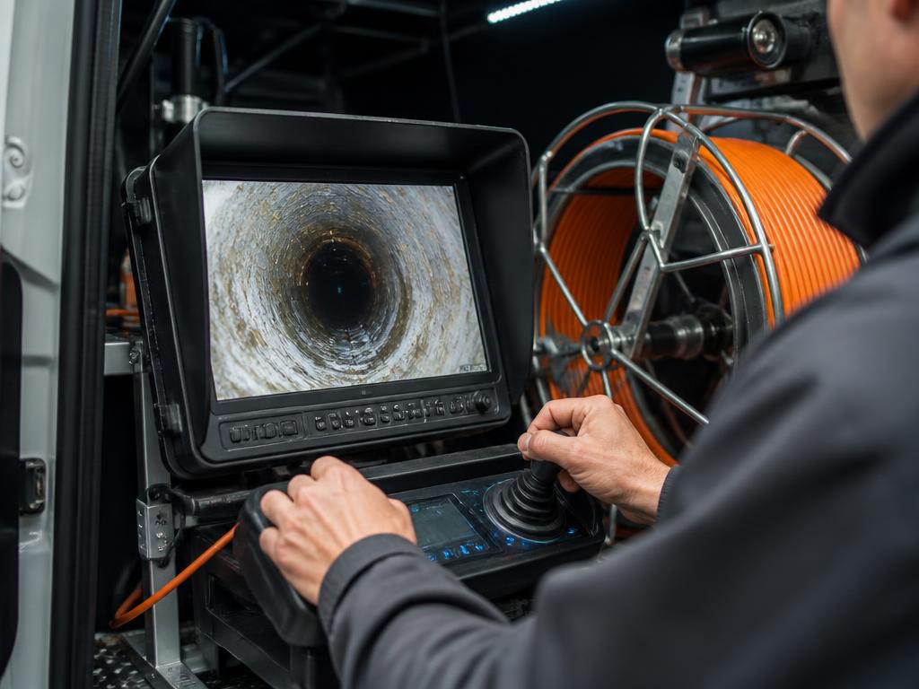 CCTV drain survey camera inspection